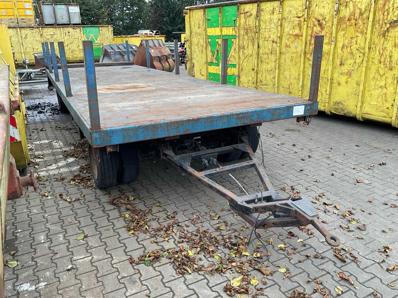 Remorque plateau agricole Van Werven 2-A LBW