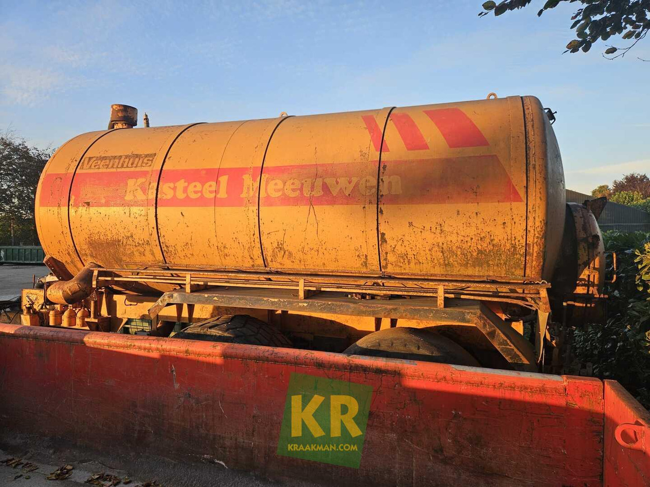 Tonne à lisier 14000 mesttank Veenhuis