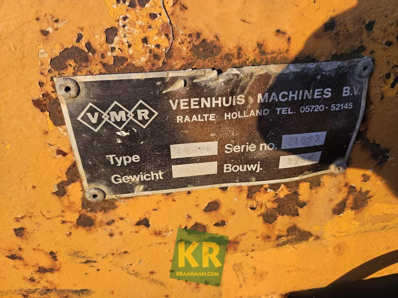 Tonne à lisier 14000 mesttank Veenhuis