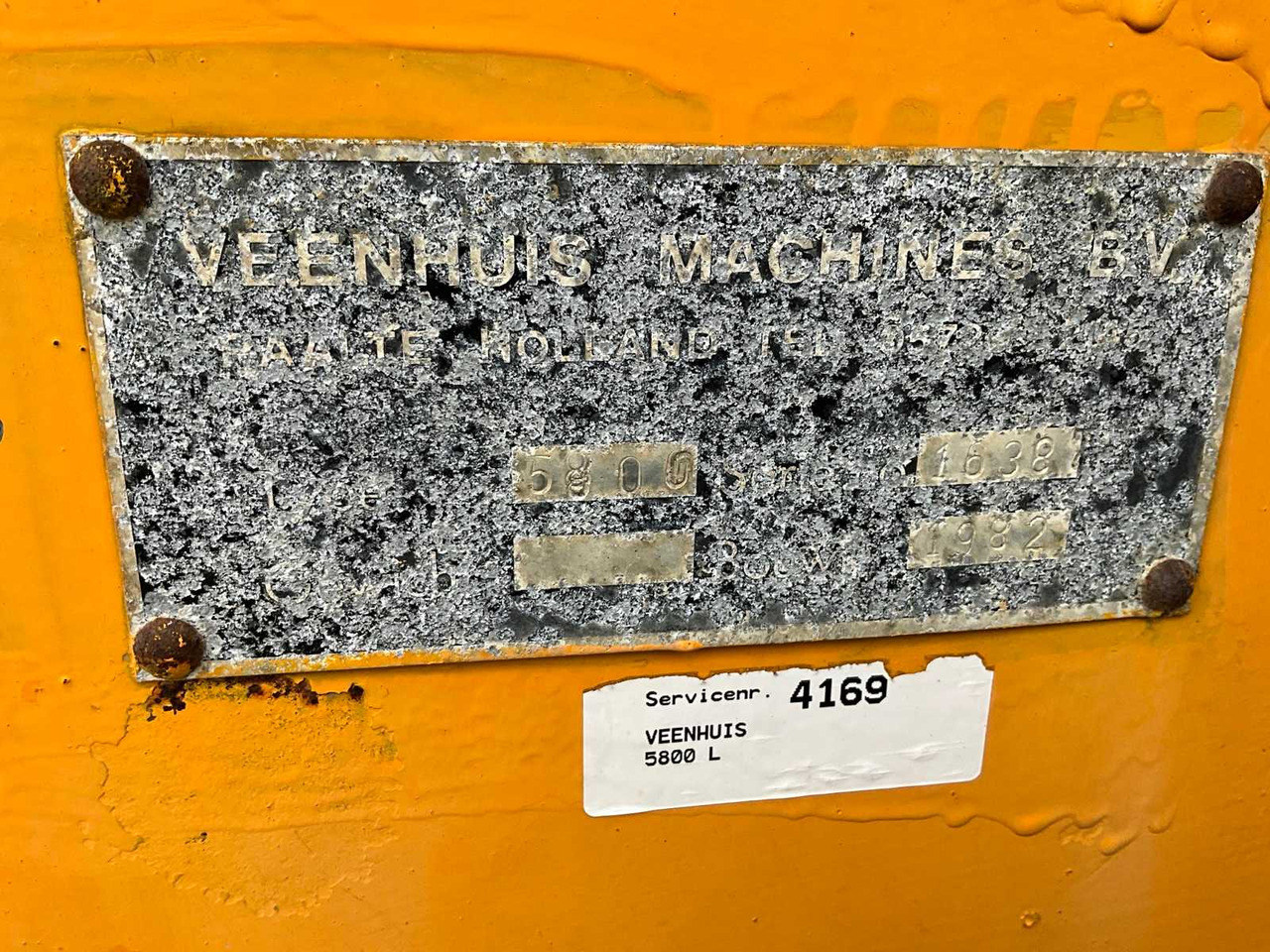 Tonne à lisier Veenhuis 5800