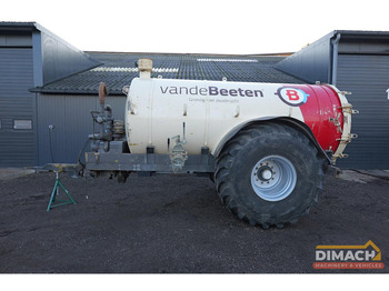 Tonne à lisier Zelfbouw ONBEKEND 7m3 Waterwagen - giertank - Veenhuis dubbele pomp - banden zgan 28.1 R26