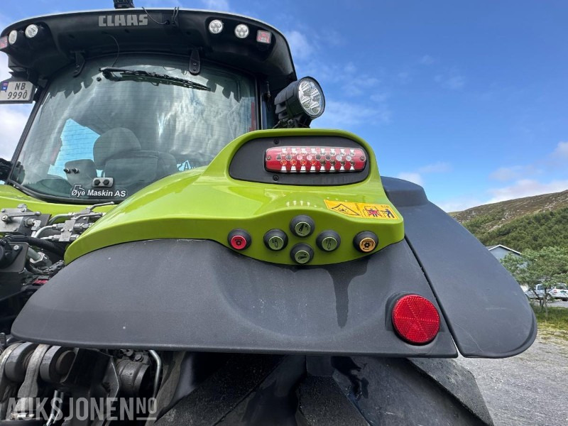 Tracteur agricole 2022 Claas Axion 870 - 301 hk - 50 km/t - Front PTO - TRI dekk og landbruksdekk - Brøyteplate - EU godkjent