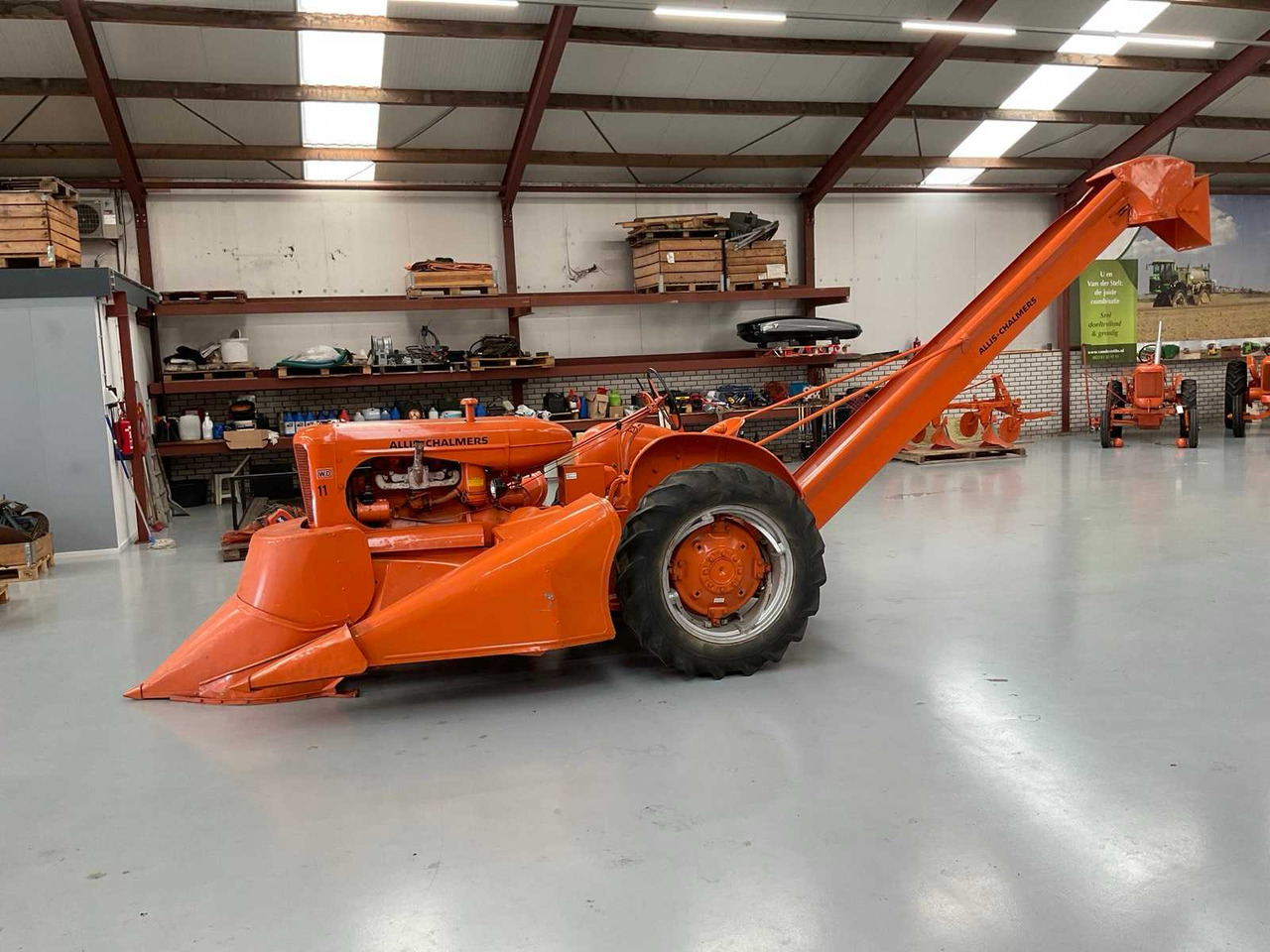 Tracteur agricole Allis chalmers WD Rowcrop “maïskolvenplukker”