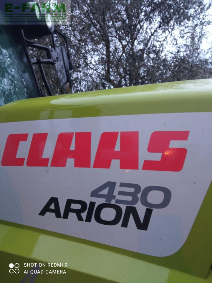 Tracteur agricole CLAAS ARION 430 MR