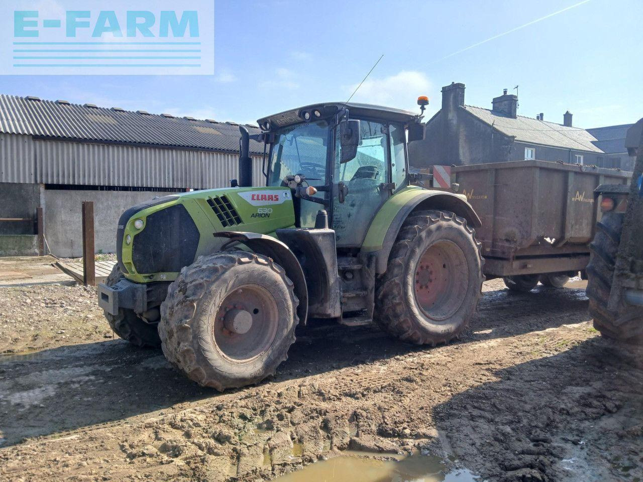 Tracteur agricole CLAAS ARION 630 CIS 50K CIS