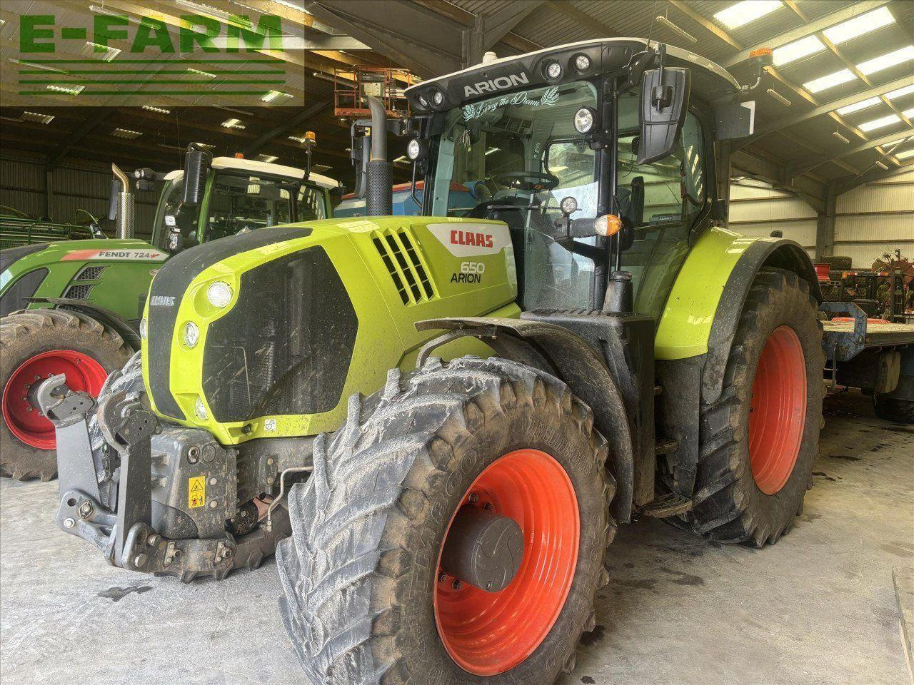 Tracteur agricole CLAAS ARION 650