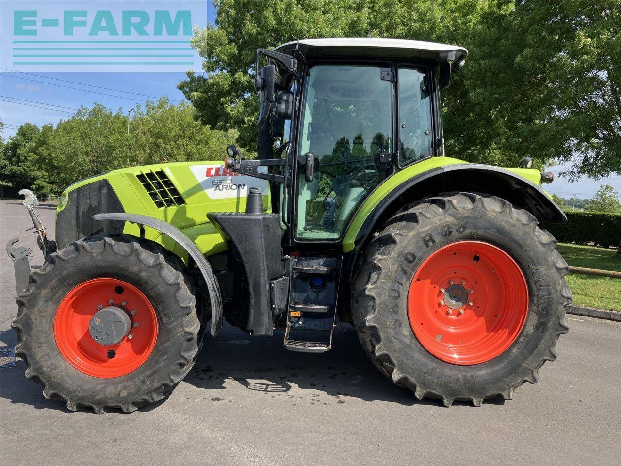 Tracteur agricole CLAAS ARION 650 CIS CIS