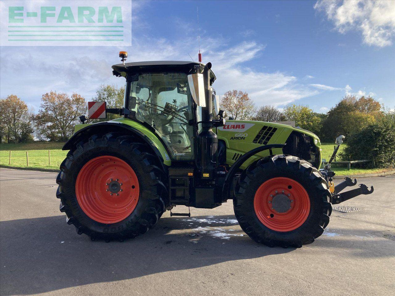 Tracteur agricole CLAAS ARION 660 CMATIC CEB