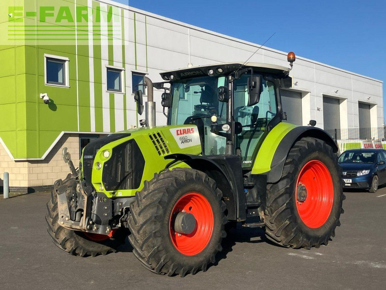 Tracteur agricole CLAAS ARION 660 CMATIC CEBIS CMATIC CEBIS