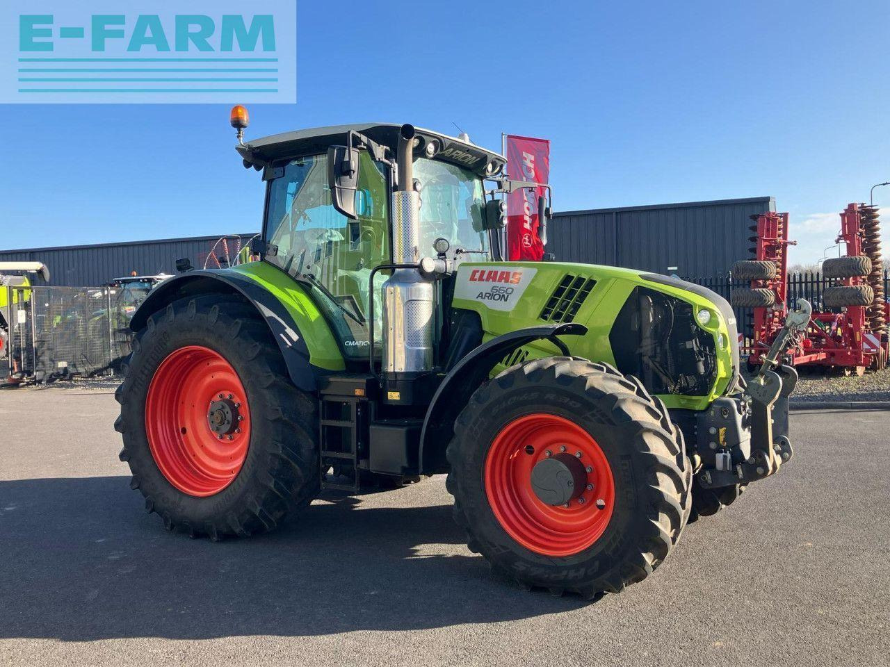 Tracteur agricole CLAAS ARION 660 CMATIC CEBIS CMATIC CEBIS