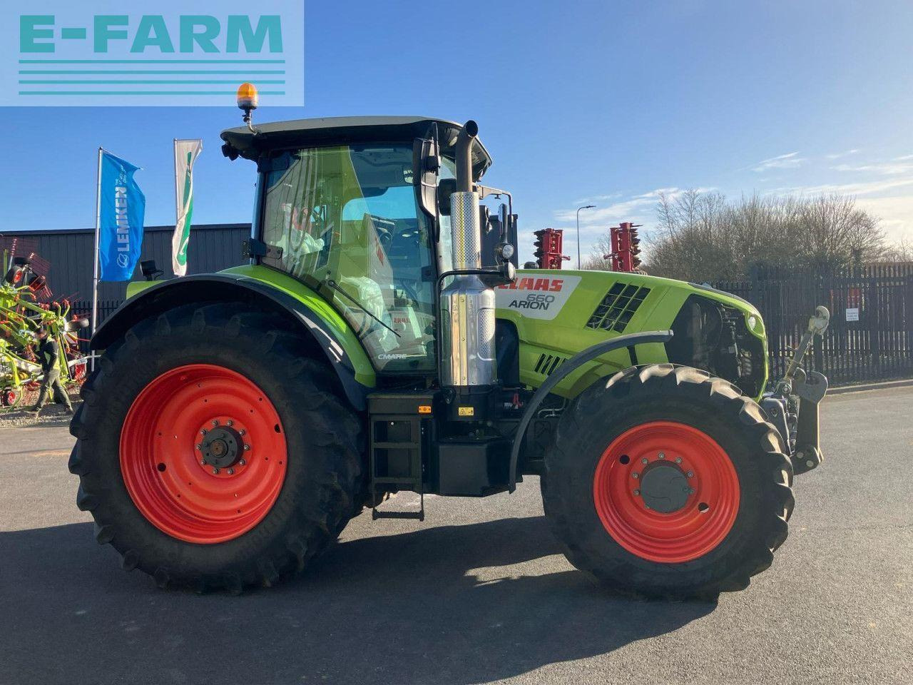 Tracteur agricole CLAAS ARION 660 CMATIC CEBIS CMATIC CEBIS