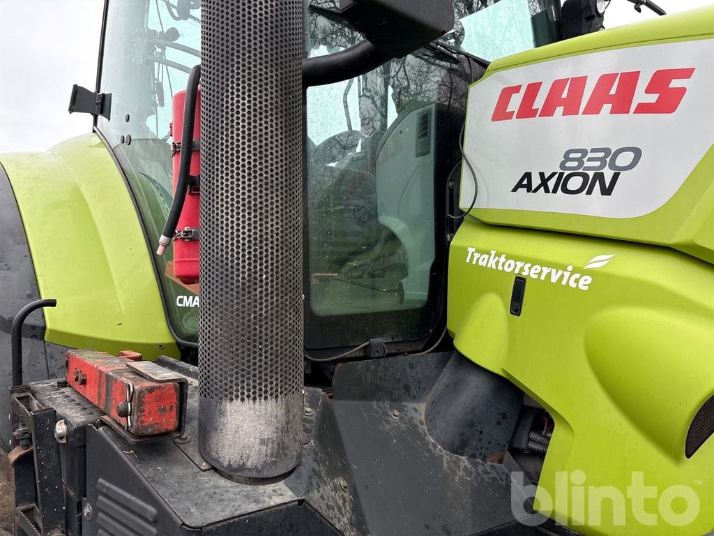 Tracteur agricole CLAAS AXION 830