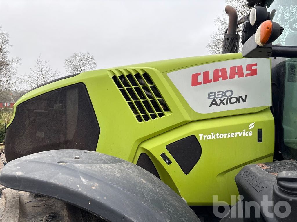 Tracteur agricole CLAAS AXION 830