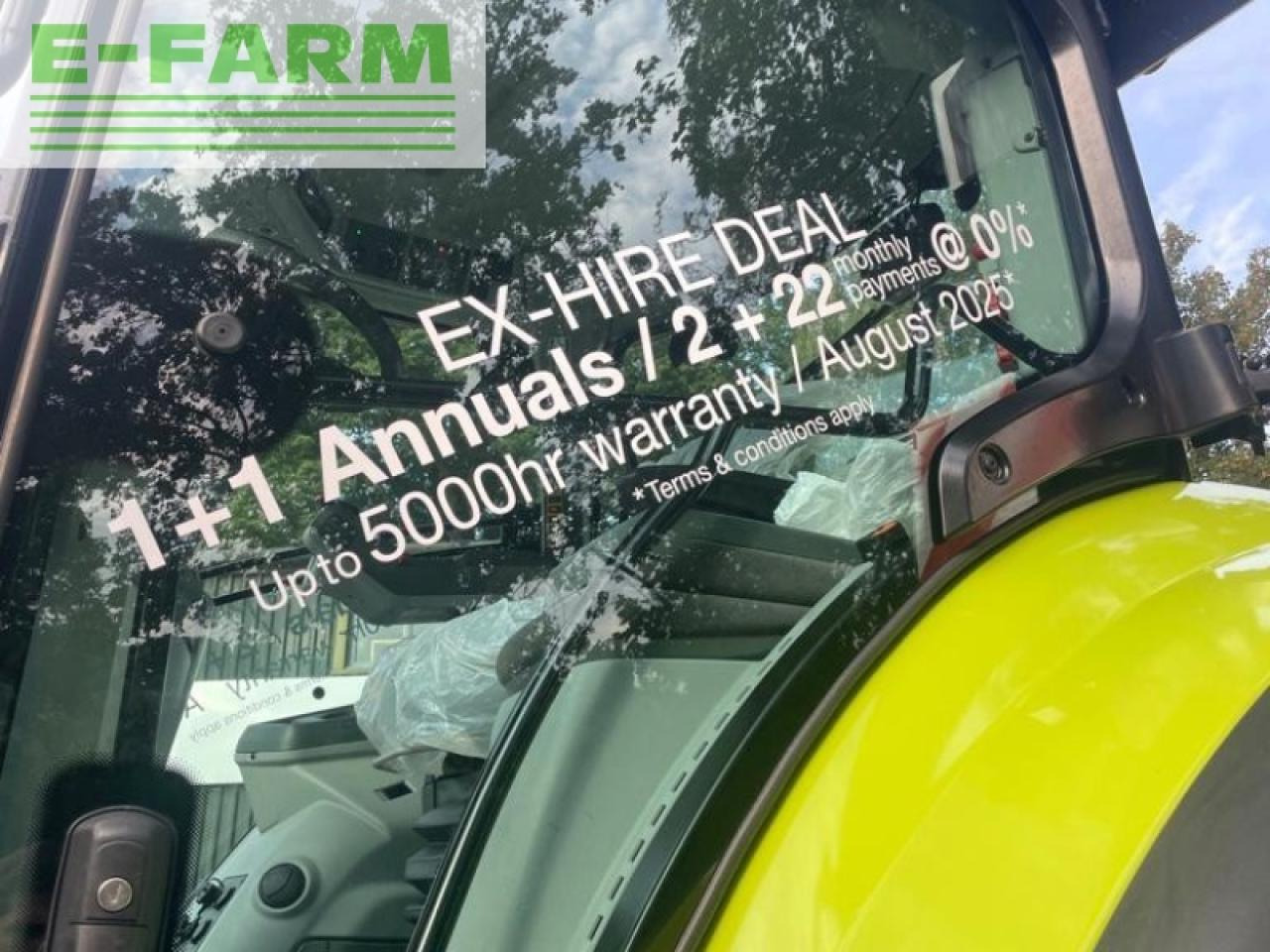 Tracteur agricole CLAAS AXION 830CIS+