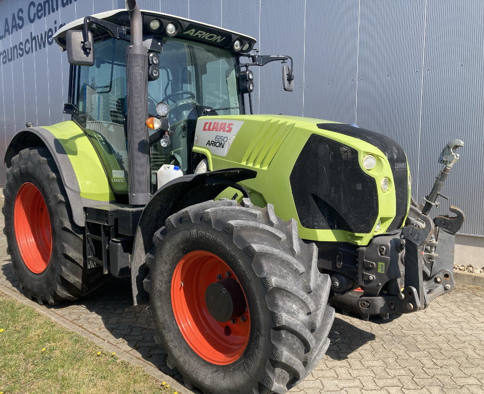 Tracteur agricole CLAAS Arion 650 CMATIC