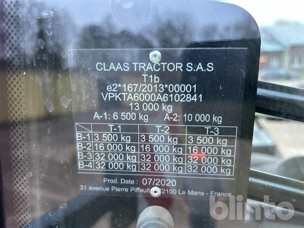 Tracteur agricole CLAAS Axion 810 (2020)