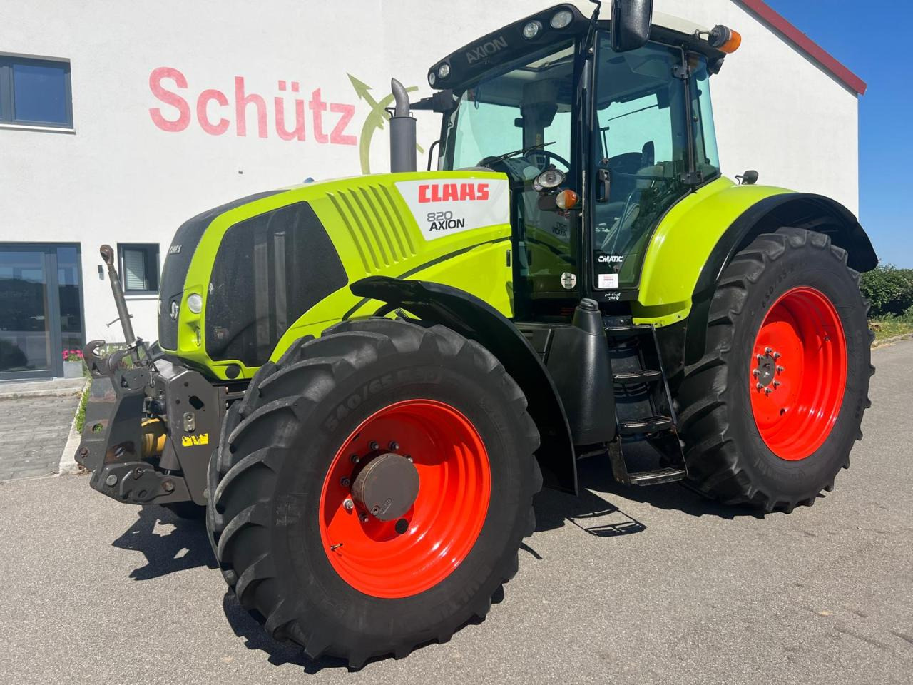 Tracteur agricole CLAAS Axion 820 CMATIC, FZW, FKH, TOP