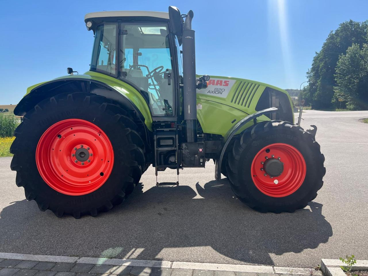 Tracteur agricole CLAAS Axion 820 CMATIC, FZW, FKH, TOP