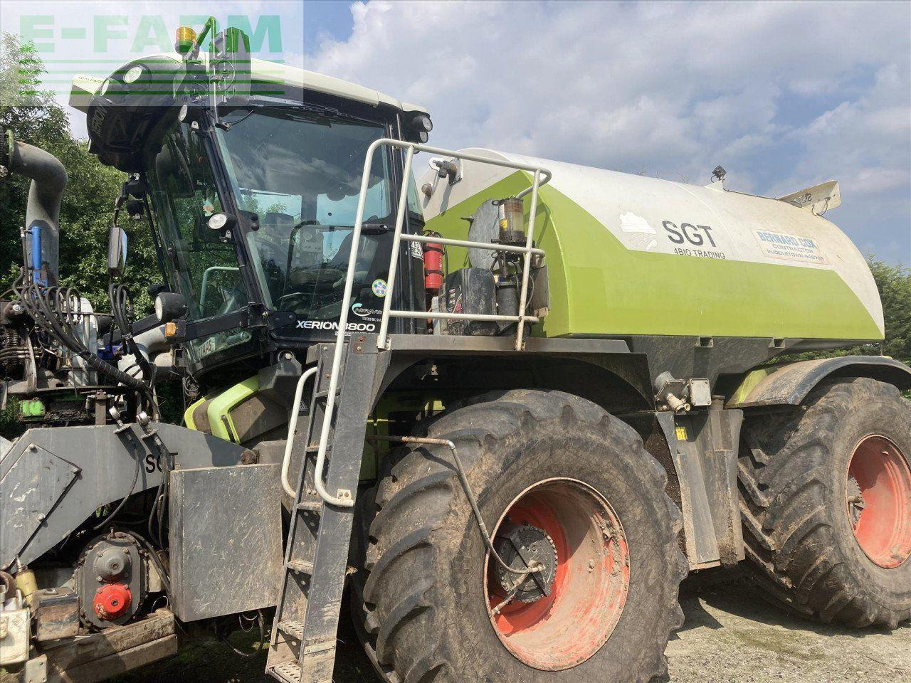 Tracteur agricole CLAAS XERION 3800 SADDLE TRAC SADDLE TRAC