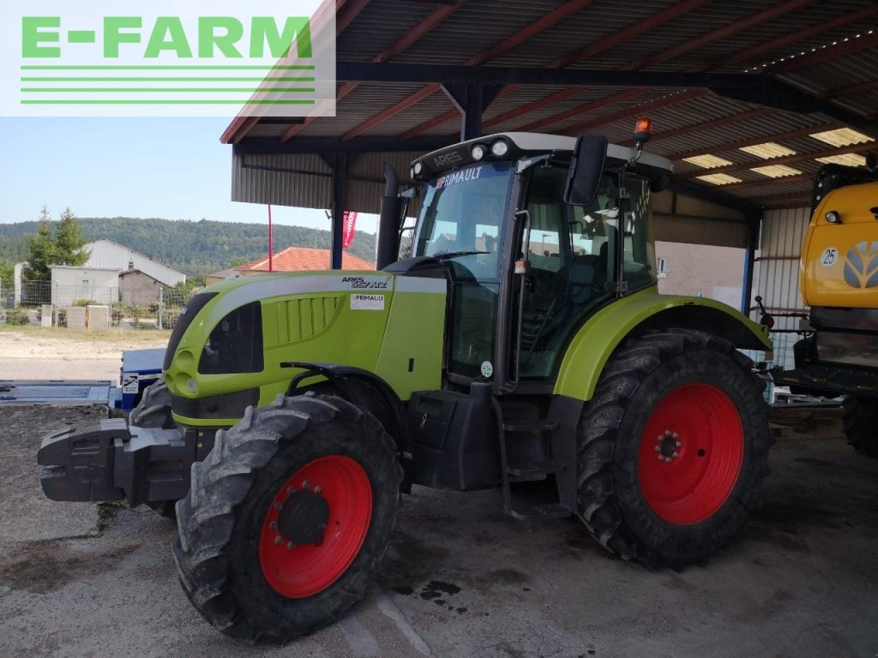 Tracteur agricole CLAAS ares 657 atz