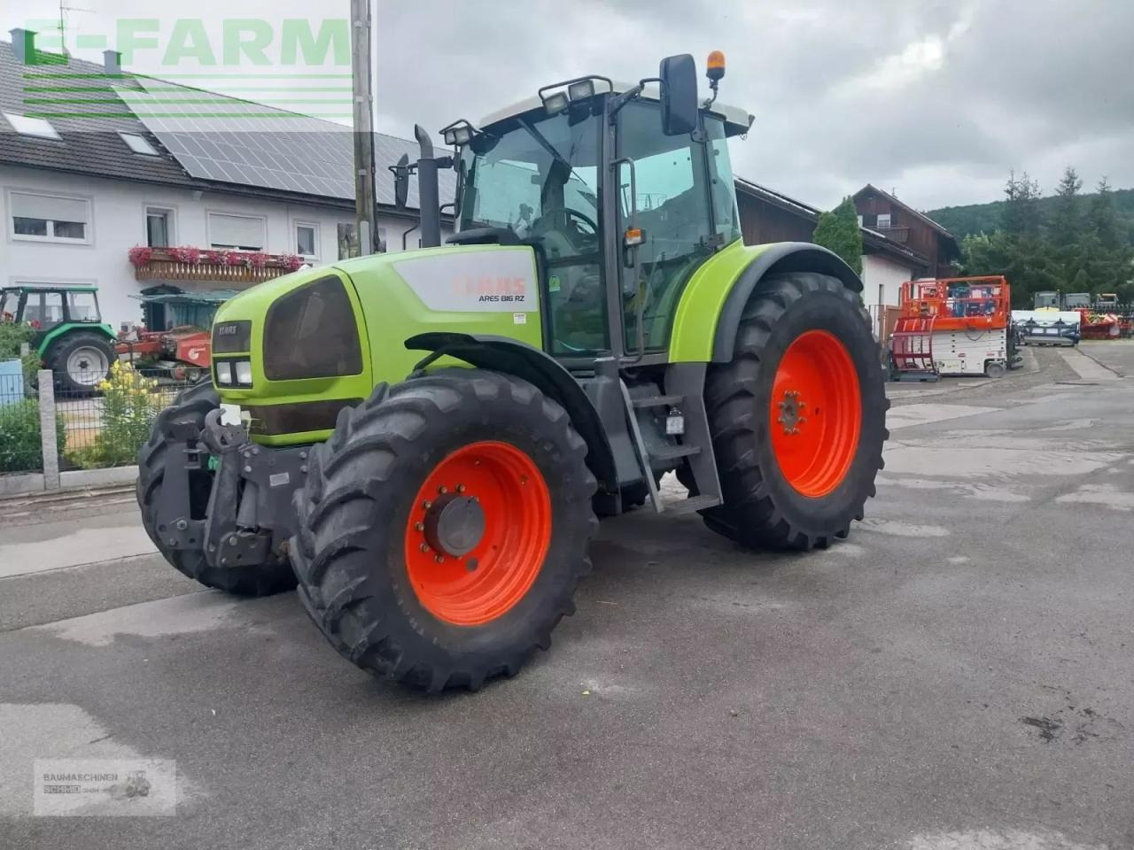 Tracteur agricole CLAAS ares 816 rz RZ