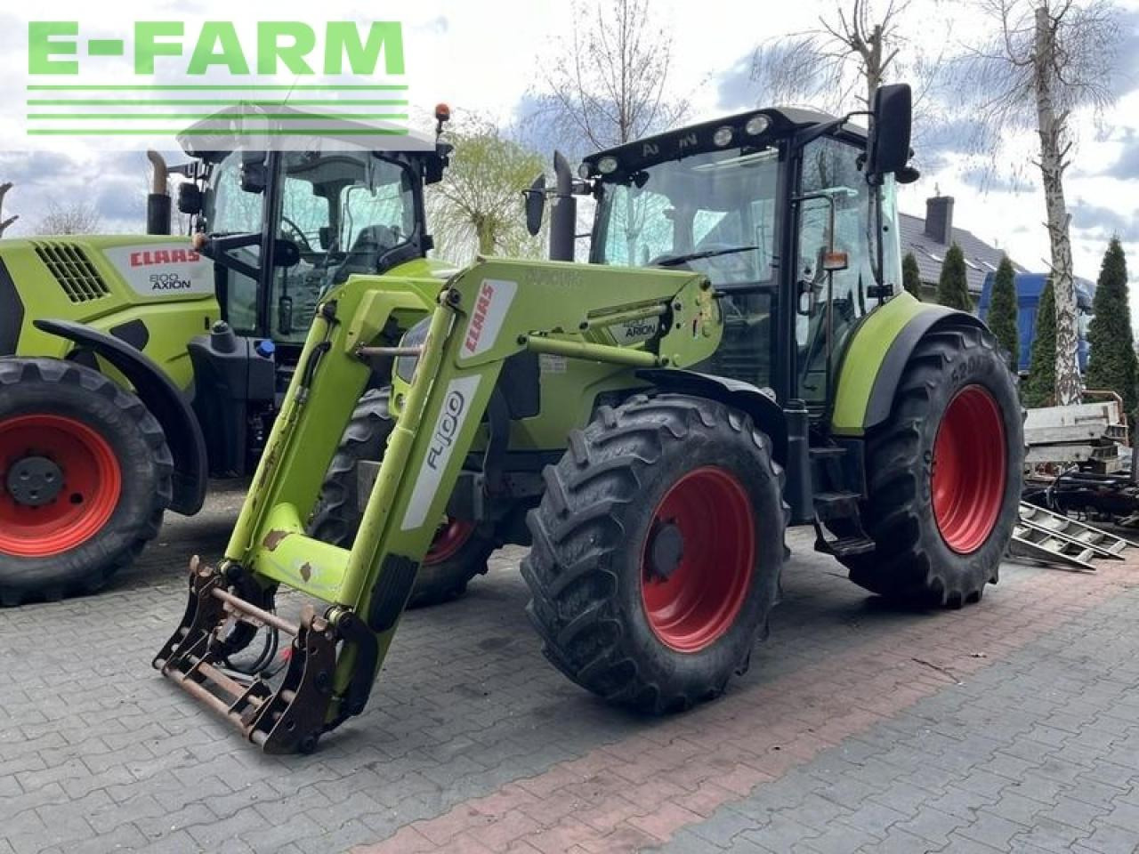 Tracteur agricole CLAAS arion 420 cis + claas fl100