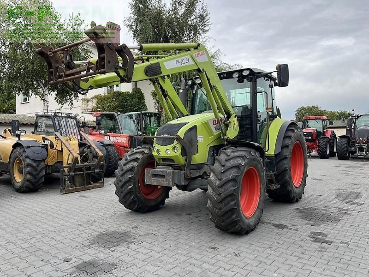 Tracteur agricole CLAAS arion 420 cis + claas fl100