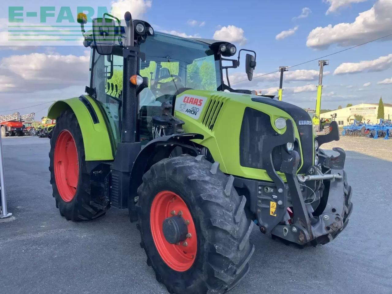 Tracteur agricole CLAAS arion 420 panoramic + batis