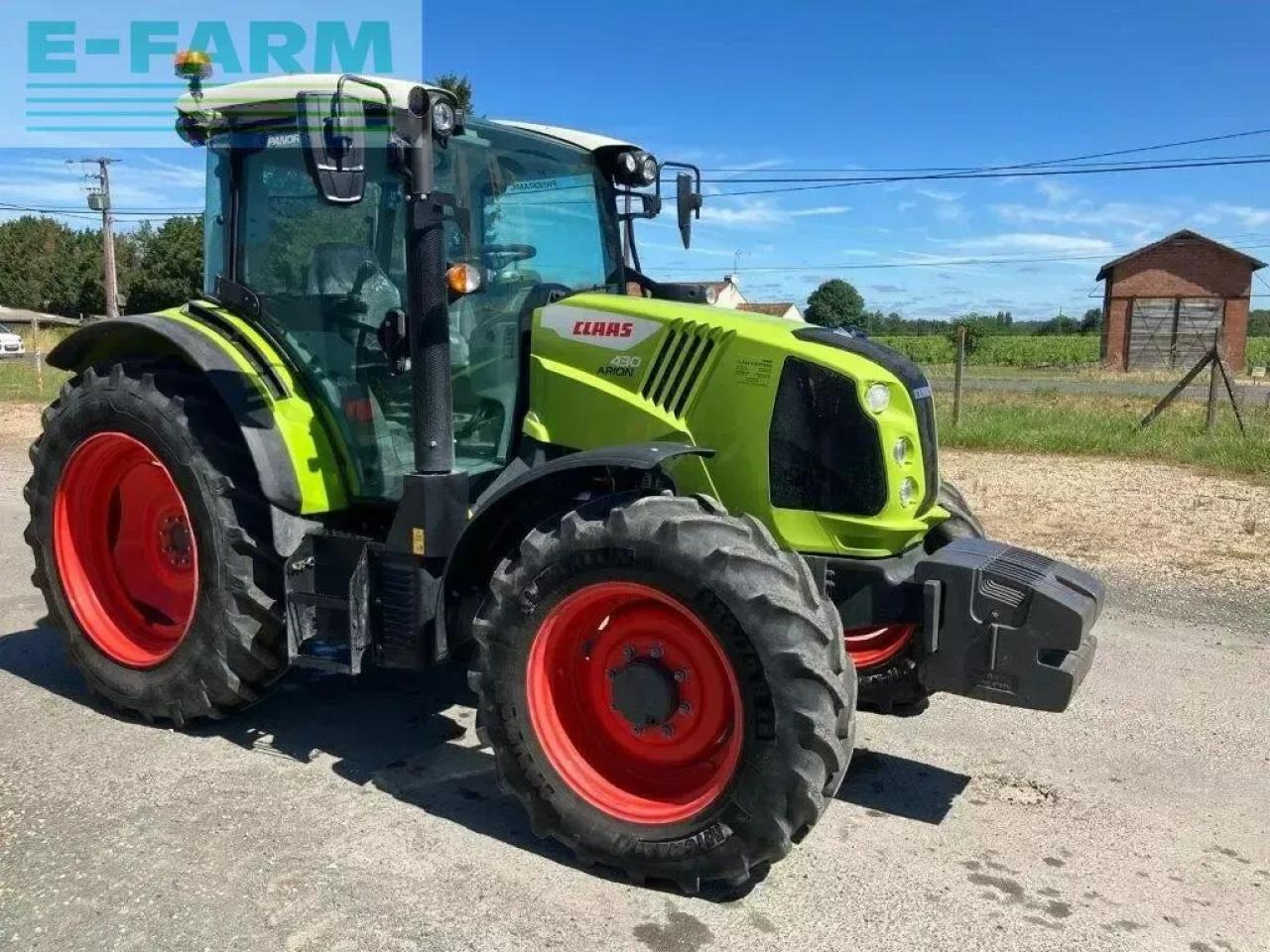Tracteur agricole CLAAS arion 430 panoramic