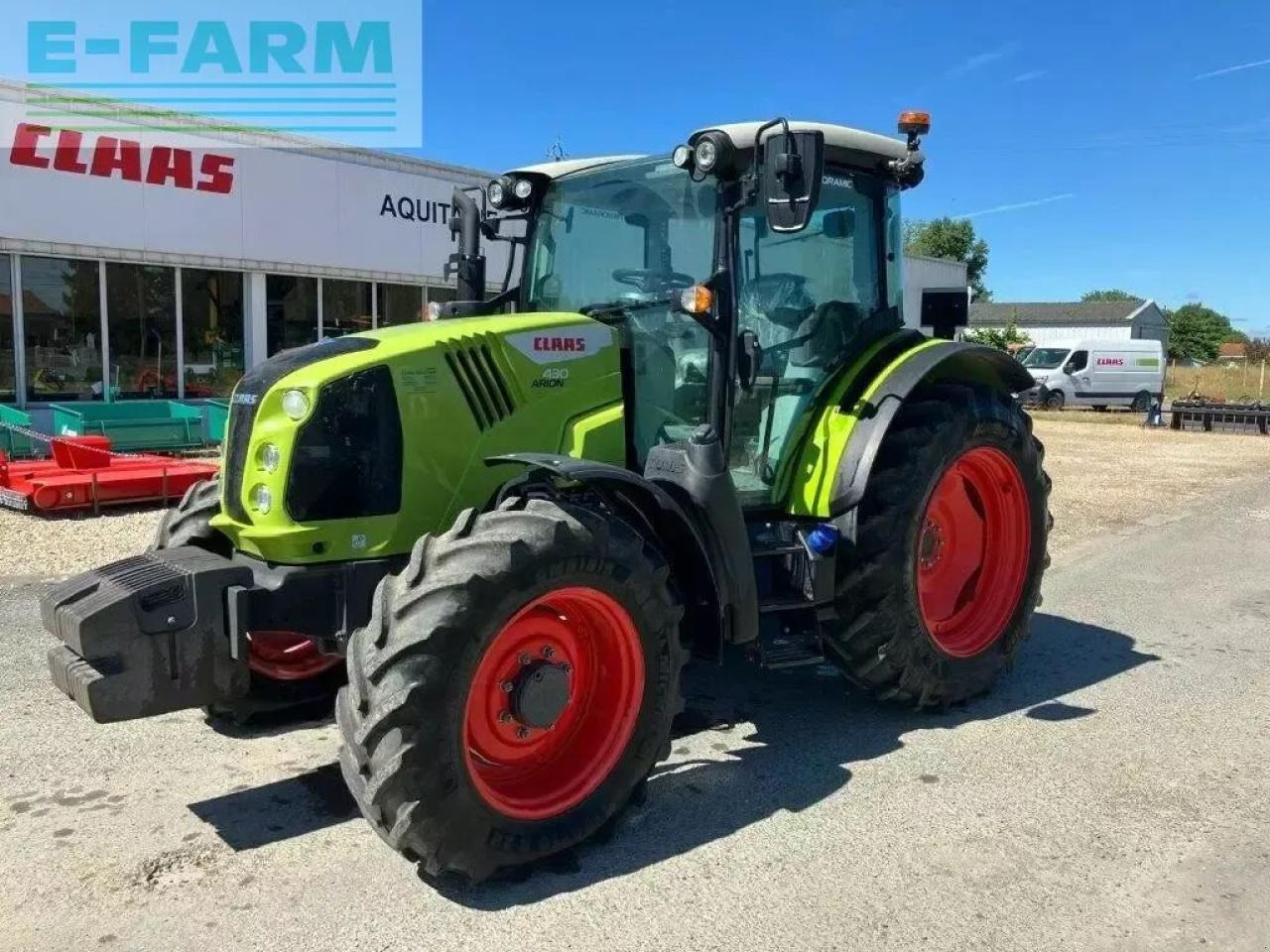Tracteur agricole CLAAS arion 430 panoramic