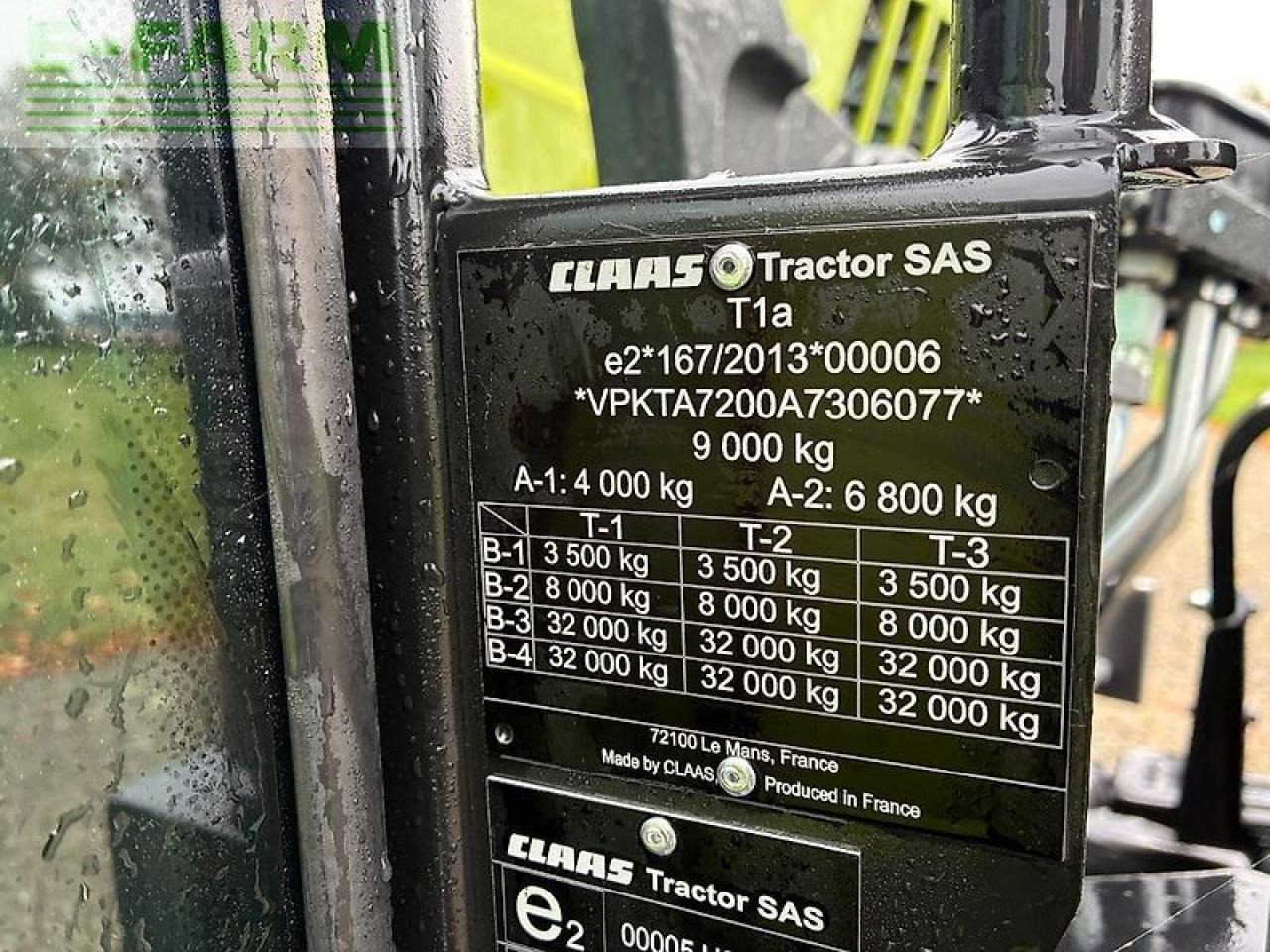 Tracteur agricole CLAAS arion 450 cis CIS