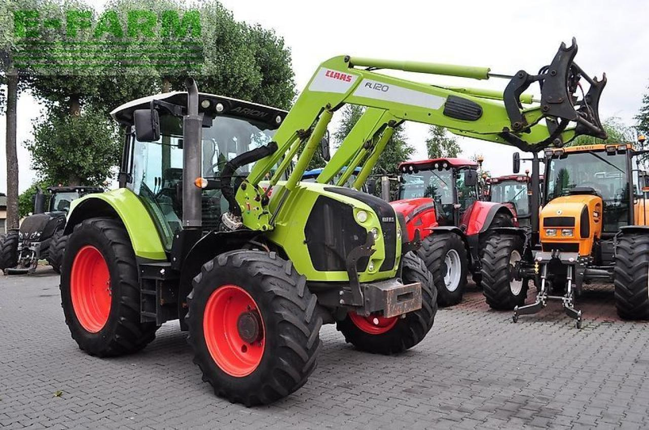 Tracteur agricole CLAAS arion 530 cis + claas fl120 CIS