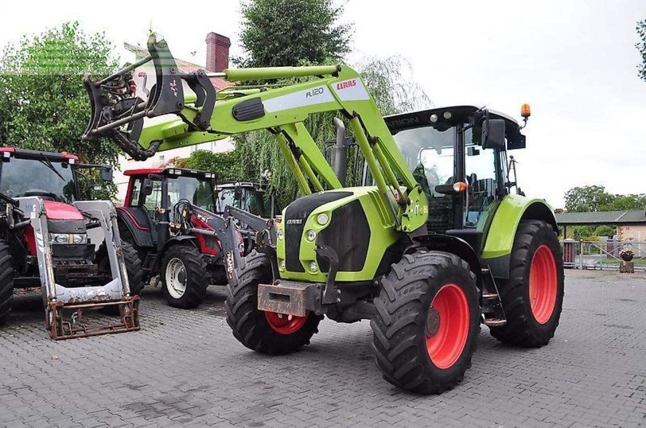 Tracteur agricole CLAAS arion 530 cis + claas fl120 CIS
