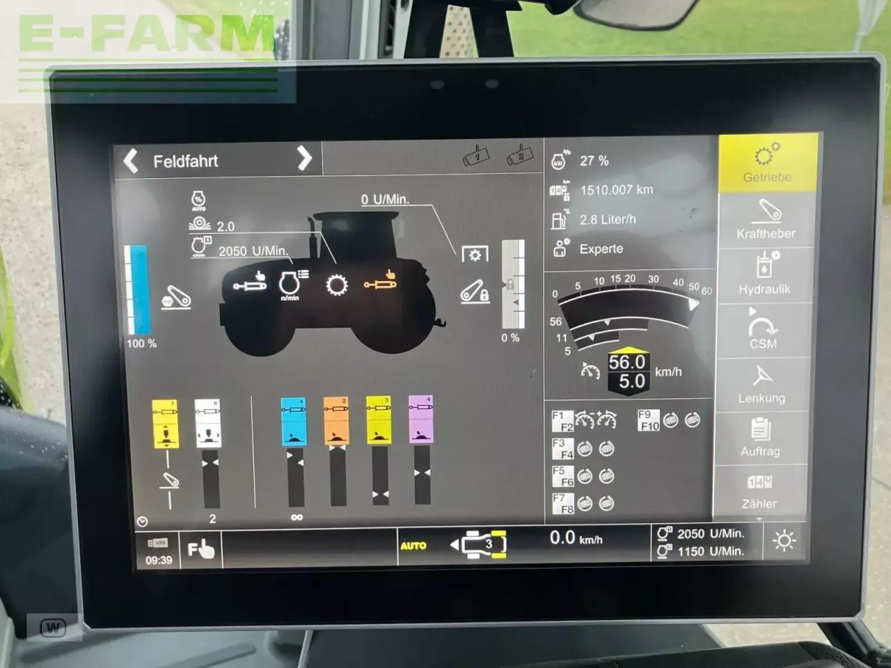 Tracteur agricole CLAAS arion 550 cebis CEBIS