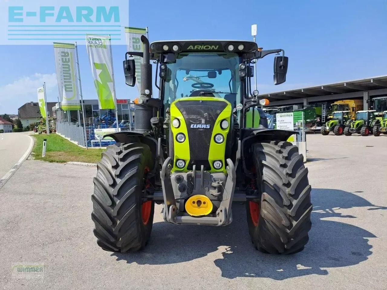 Tracteur agricole CLAAS arion 550 cmatic