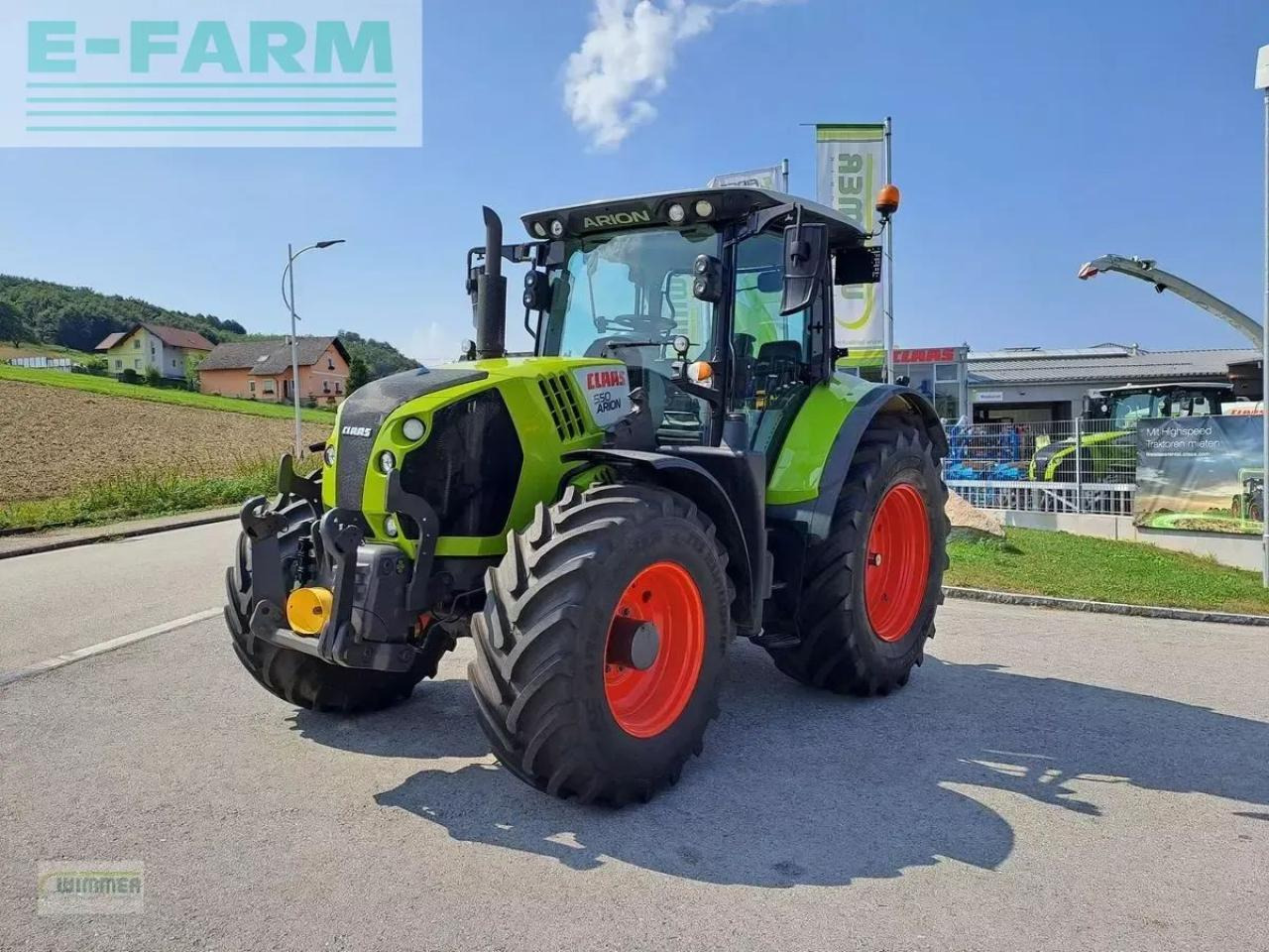Tracteur agricole CLAAS arion 550 cmatic CMATIC