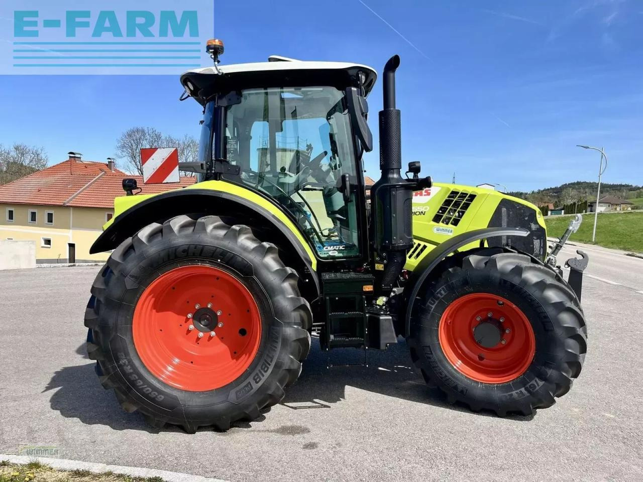 Tracteur agricole CLAAS arion 550 cmatic cebis CMATIC CEBIS