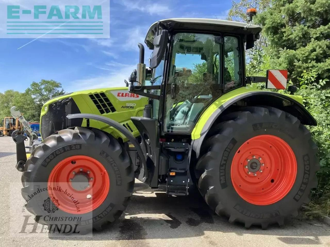 Tracteur agricole CLAAS arion 550 cmatic cebis CMATIC CEBIS