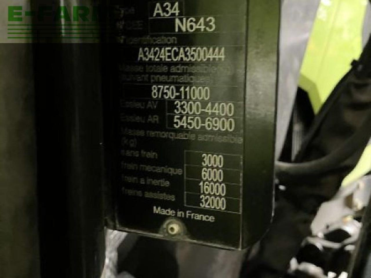 Tracteur agricole CLAAS arion 550 cmatic rtk CMATIC