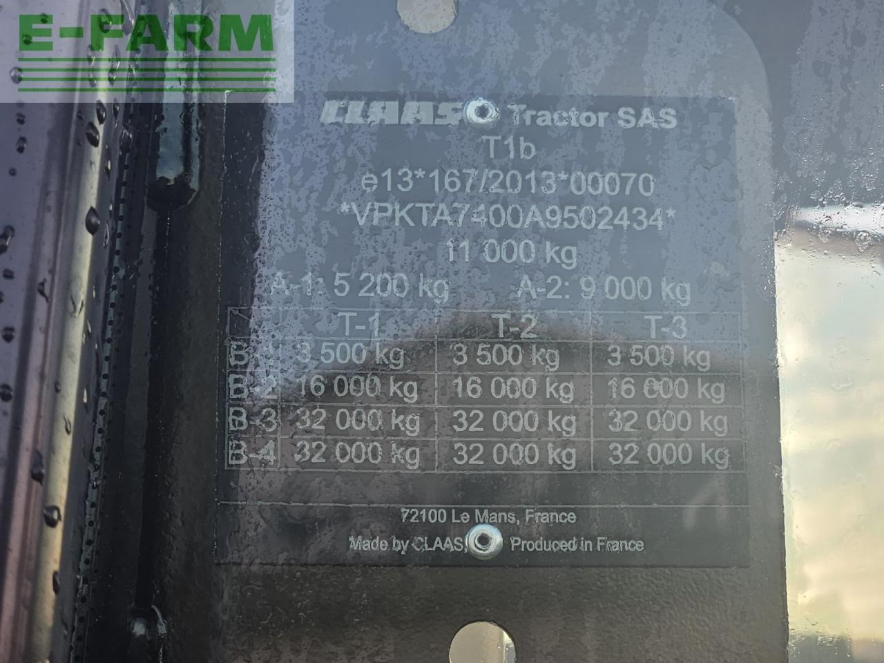 Tracteur agricole CLAAS arion 570 cmatic cebis