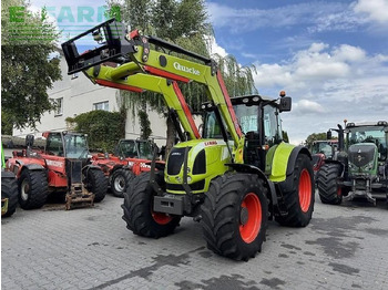 Tracteur agricole CLAAS arion 640 cis + quicke q65 CIS