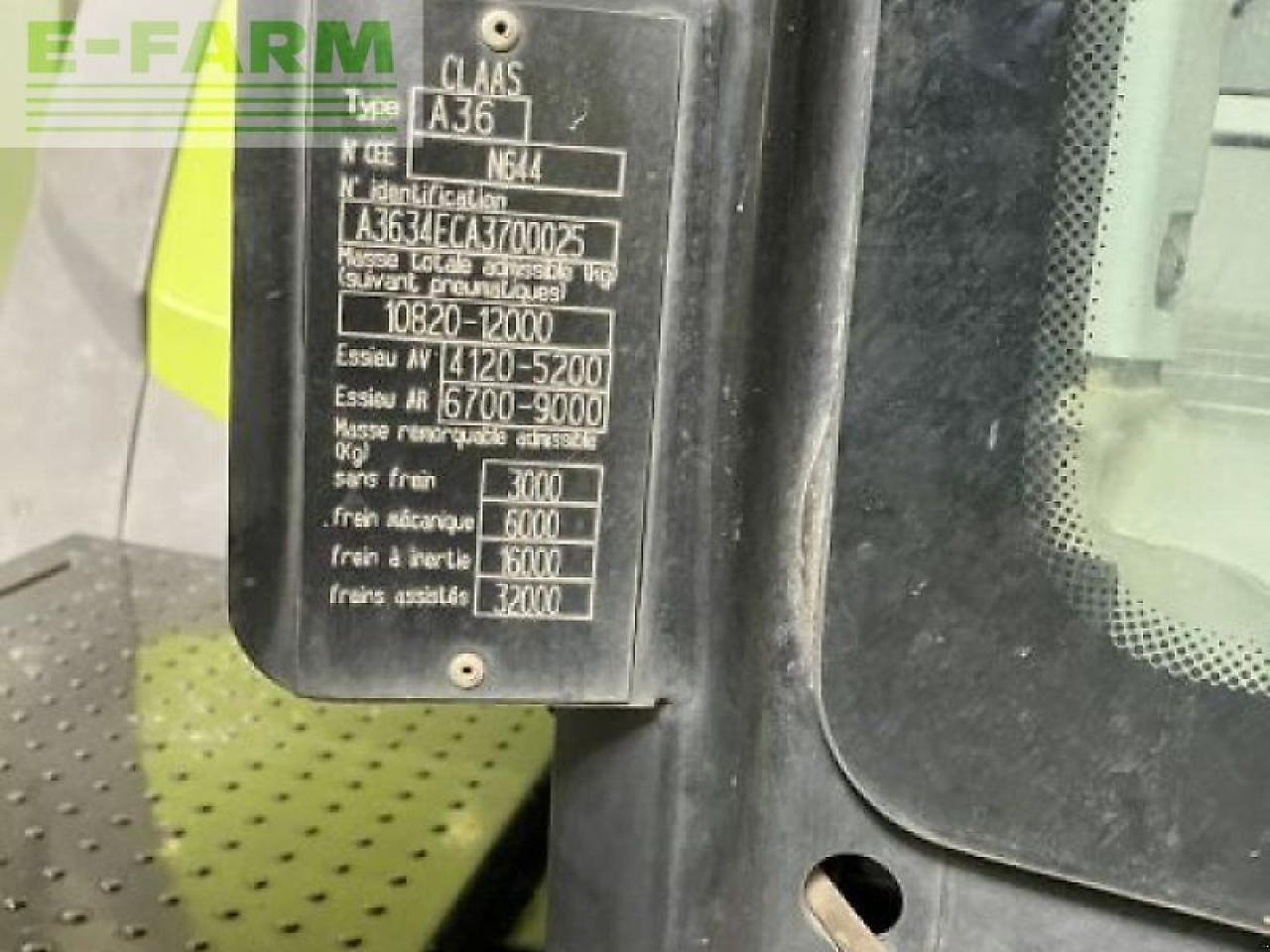 Tracteur agricole CLAAS arion 650 cebis cmatic CMATIC CEBIS