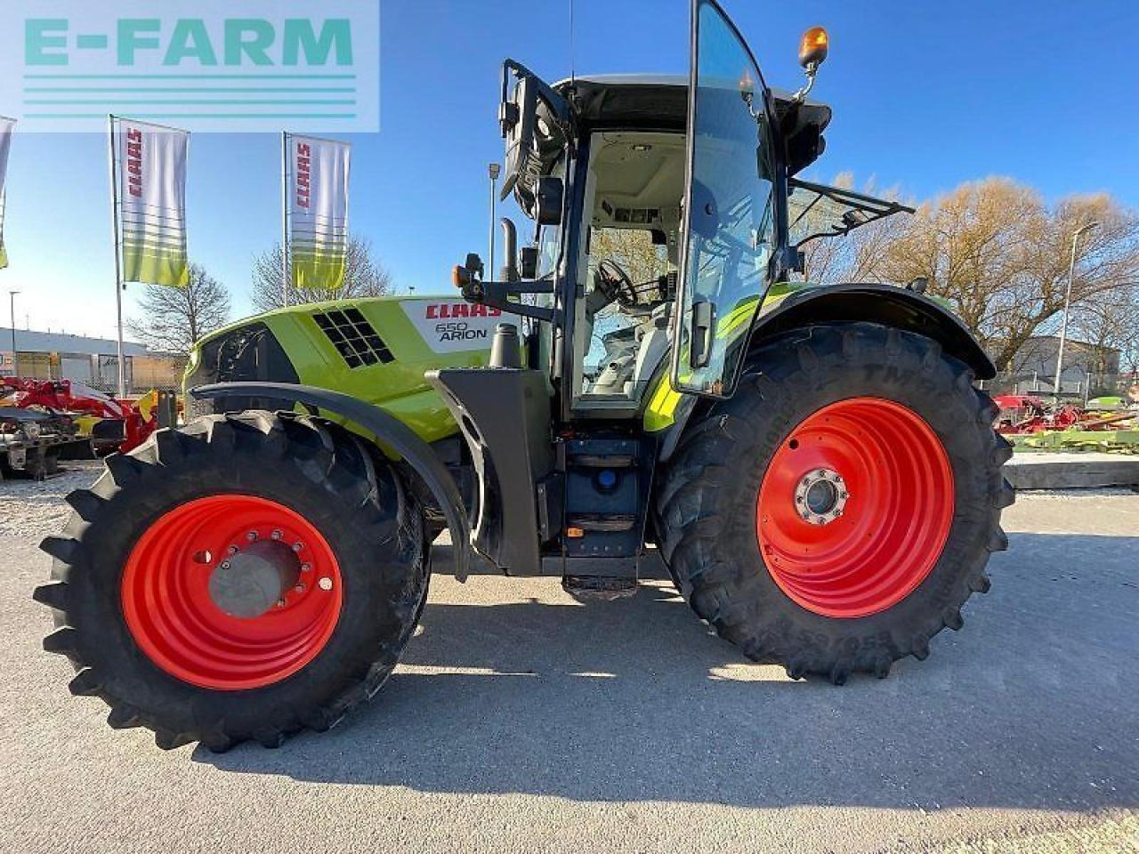 Tracteur agricole CLAAS arion 650 cis+ CIS+
