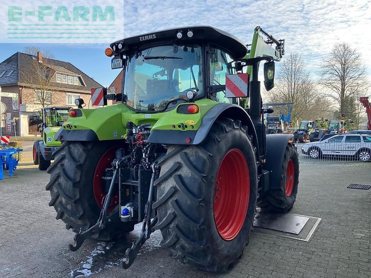 Tracteur agricole CLAAS arion 650 cis + fl140 CIS+