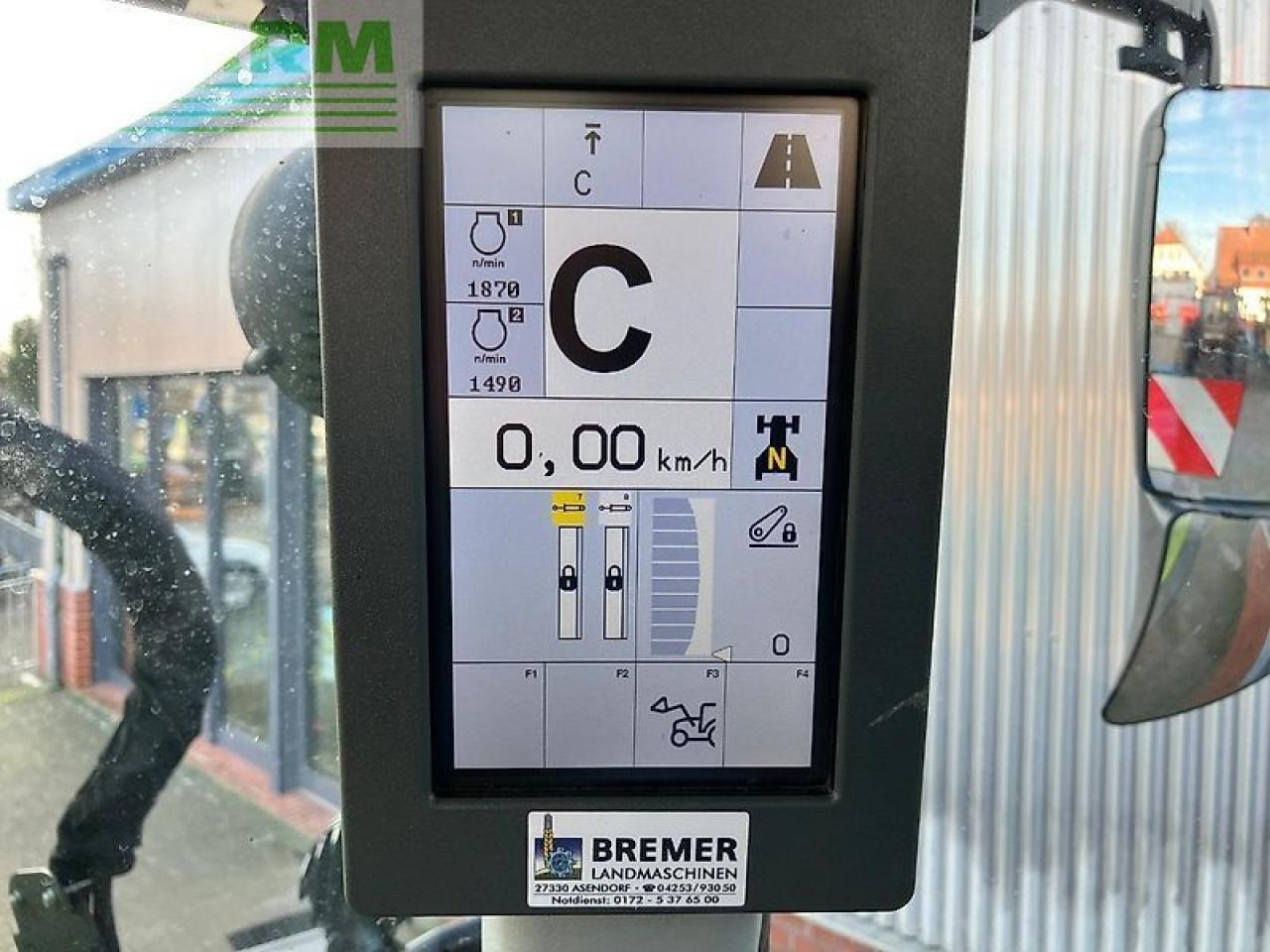 Tracteur agricole CLAAS arion 650 cis + fl140 CIS+