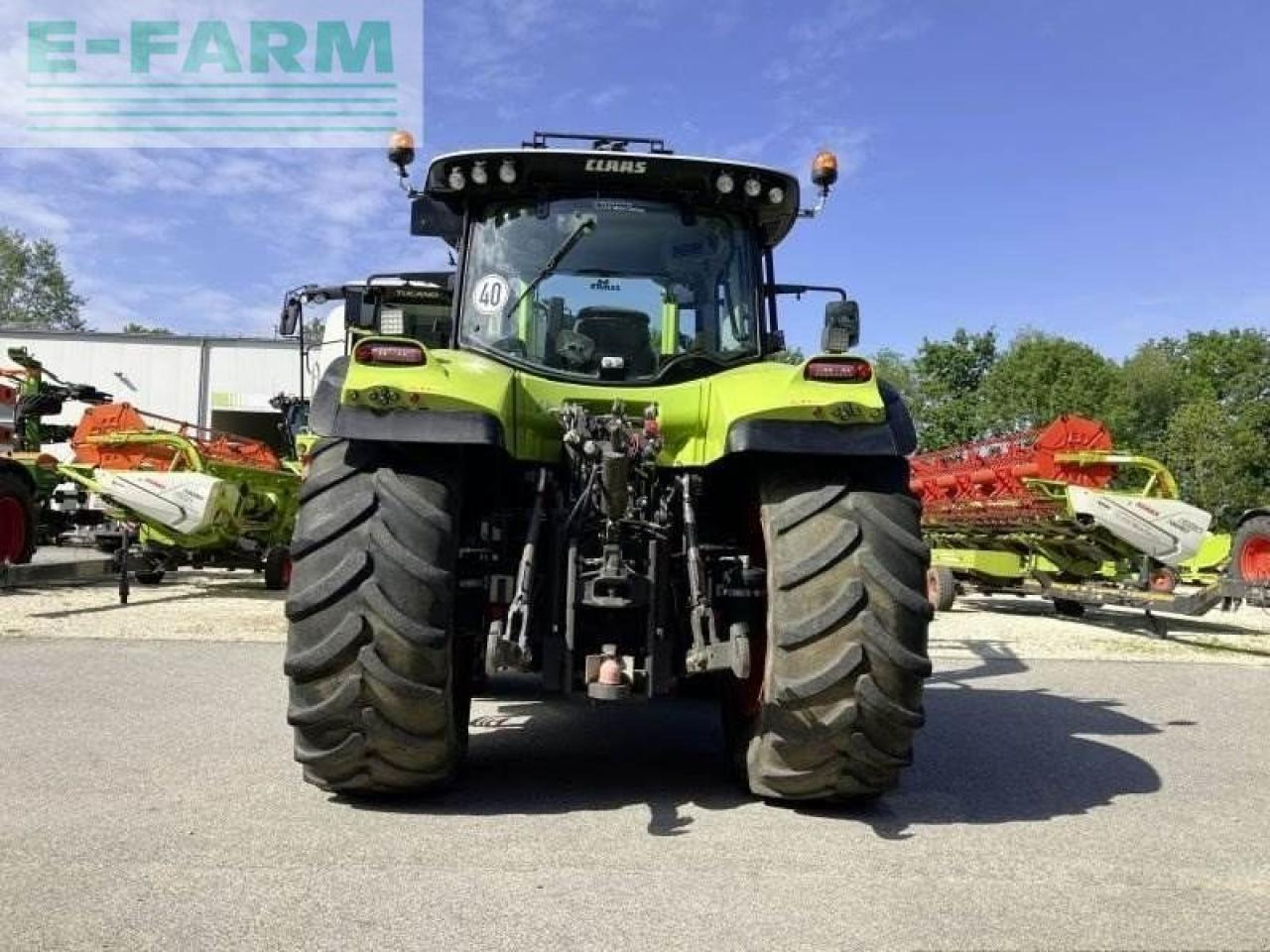 Tracteur agricole CLAAS arion 650 cmatic cebis+fl150 CMATIC CEBIS