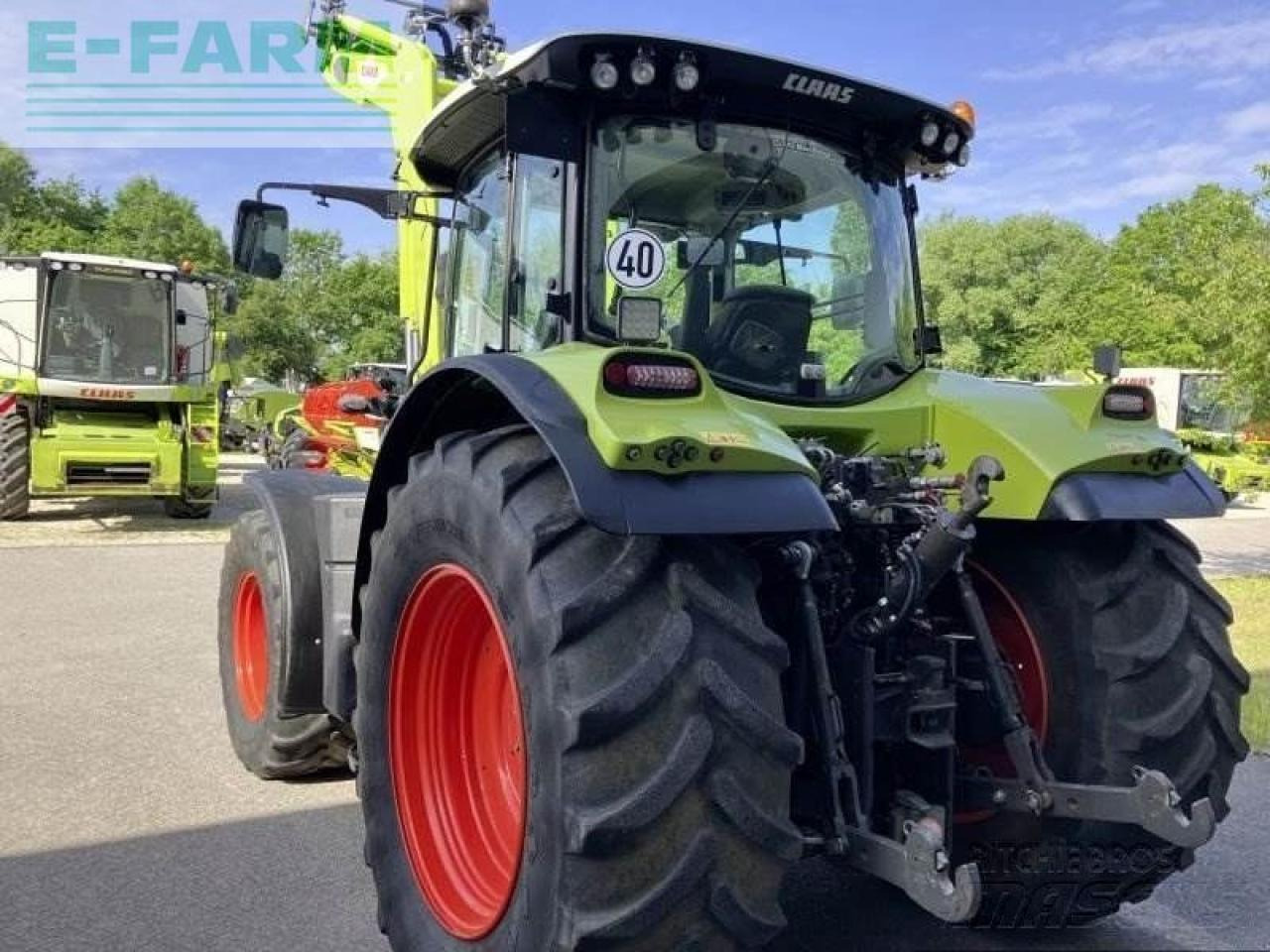 Tracteur agricole CLAAS arion 650 cmatic cebis+fl150 CMATIC CEBIS