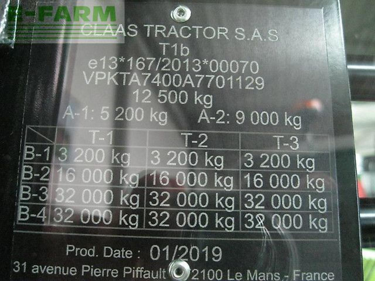 Tracteur agricole CLAAS arion 660 cmatic