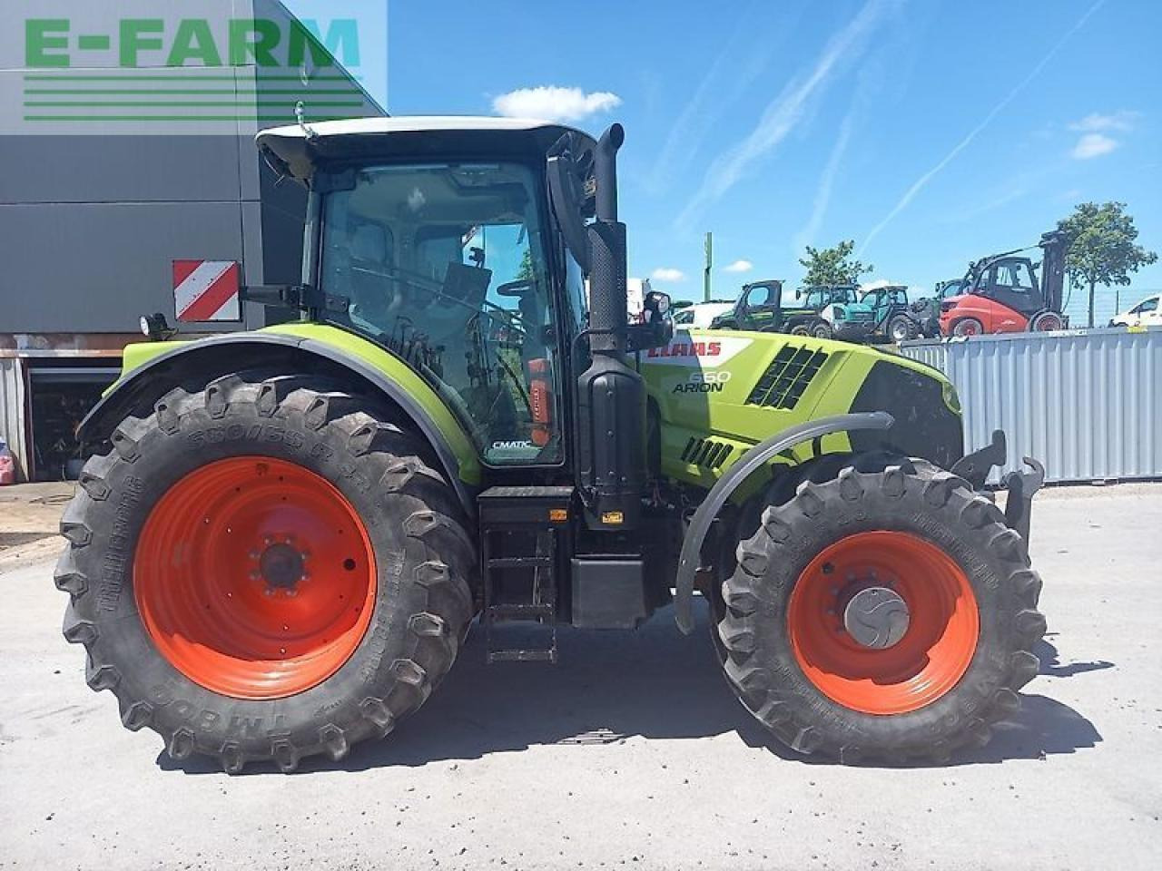 Tracteur agricole CLAAS arion 660 cmatic