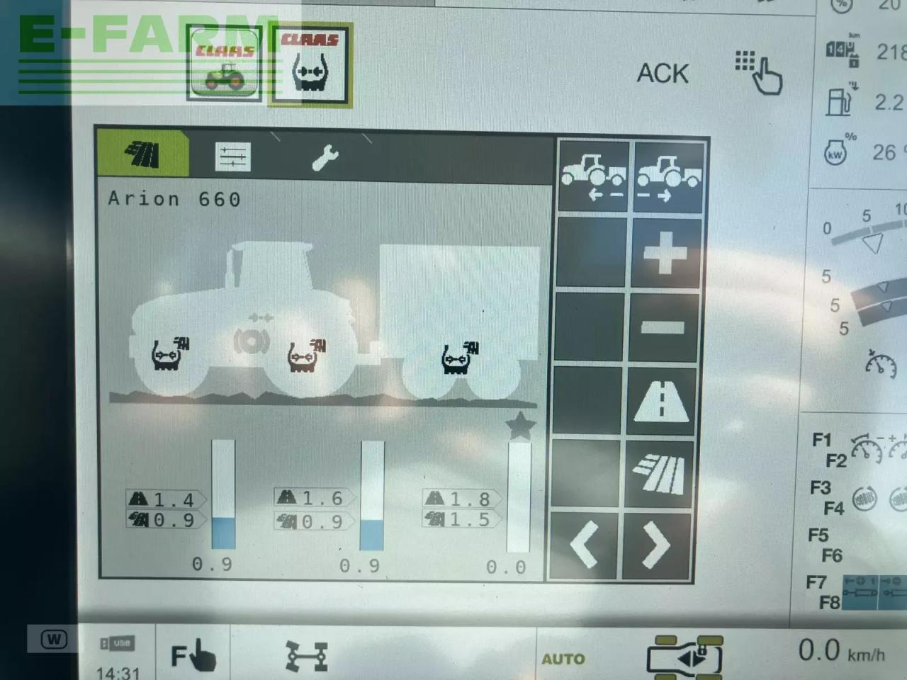 Tracteur agricole CLAAS arion 660 cmatic cebis CMATIC CEBIS